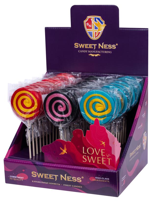

Карамель леденцовая Sweet Ness в форме дисков с фруктовыми вкусами, 30 г