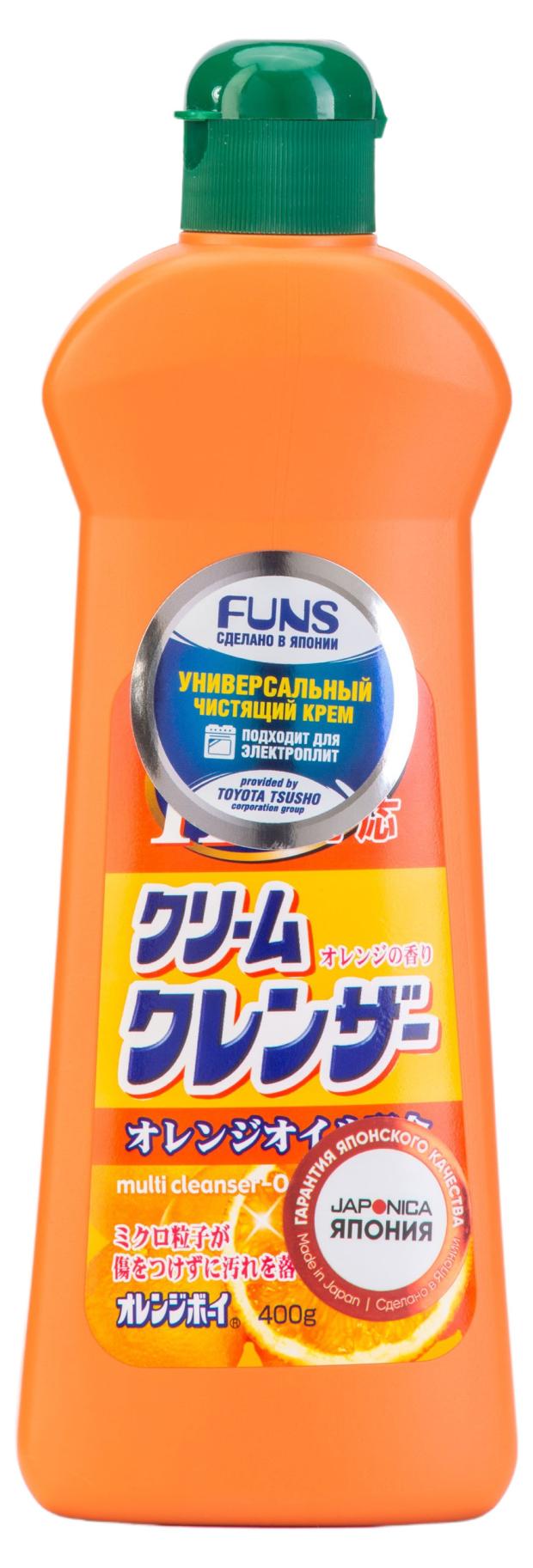 

Крем чистящий Funs Orange Boy универсальный с ароматом апельсина, 400 мл