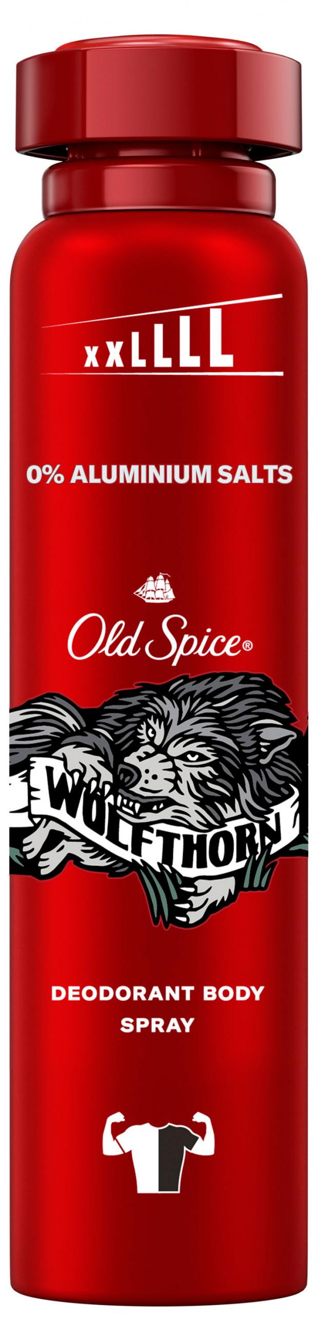 old spice мужской аэрозольный дезодорант wolfthorn 250мл Мужской Аэрозольный дезодорант для тела Old Spice Wolfthorn, 250мл