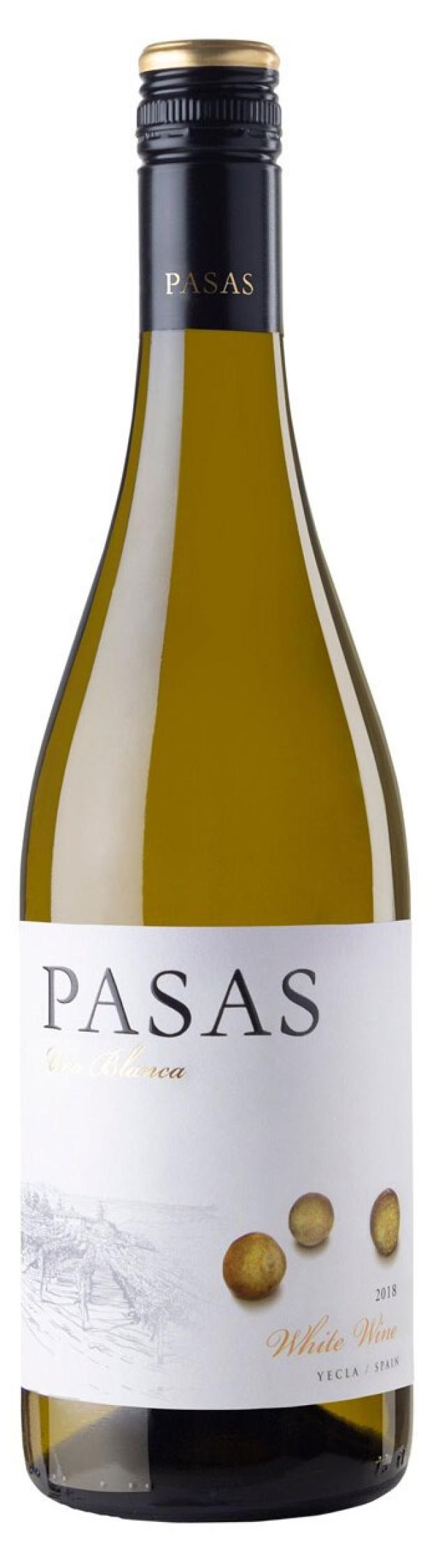 Вино Pasas Viura Sauvignon Blanc белое полусухое Испания, 0,75 л вино безалкогольное mucho mas white alcohol free белое полусухое испания 0 75 л