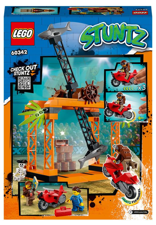 

Конструктор LEGO CITY Трюковое испытание Нападение акулы