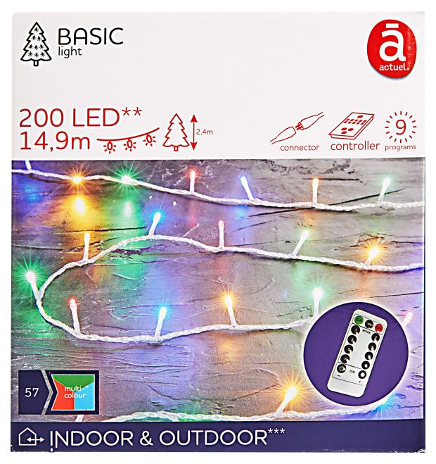 

Электрогирлянда Actuel 200 LED, 14,9 м
