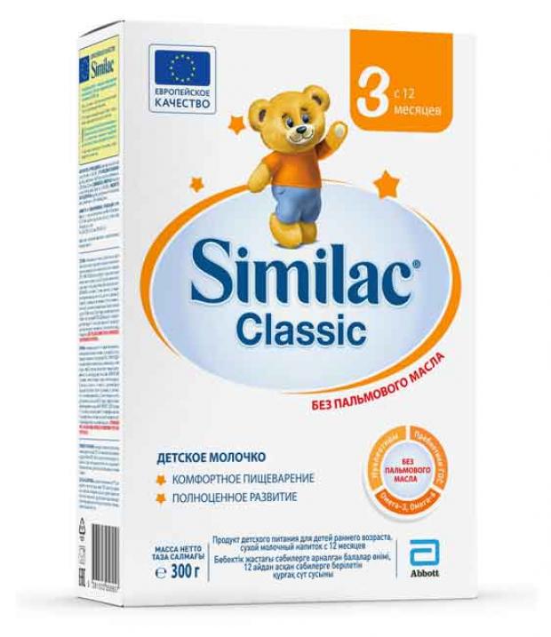 

Смесь сухая молочная Similac Classic 3 для детей от 12 мес., 300 г