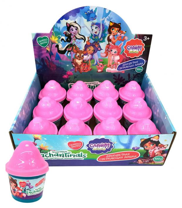 Слайм-мяшка 1Toy Enchantimals с сюрпризом, 100 гр