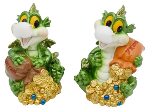 

Фигурка Копилка дракон, 10 см