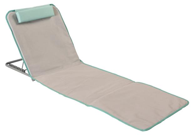 Коврик пляжный Proffi Home складной с регулируемой в 5 положениях спинкой и подголовником, 48х48х10 см