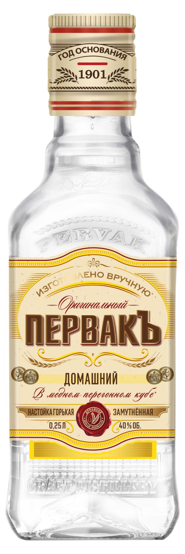 

Настойка горькая Первакъ замутненый, 0,25 л