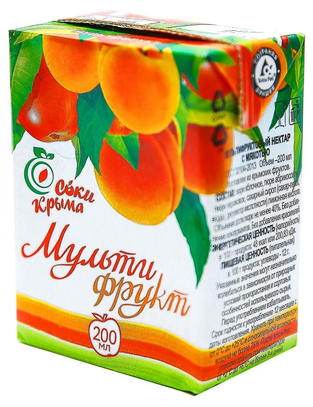 Нектар Соки Крыма Мультифрукт, 0,2 л