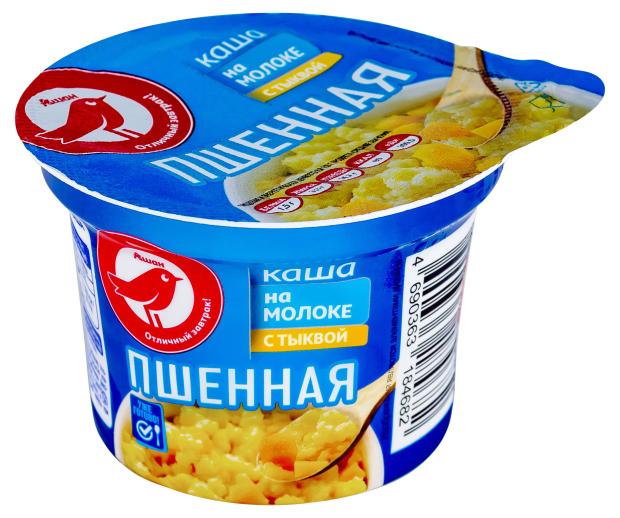 Каша АШАН Красная птица пшенная с тыквой на молоке, 200 г