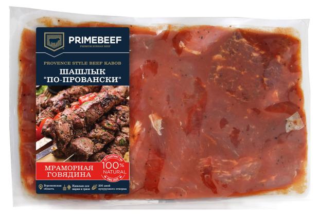 

Шашлык из мраморной говядины Праймбиф По-провански (1,6-2,3 кг), 1 упаковка ~ 2,1 кг