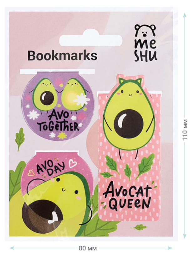 

Закладки магнитные для книг Meshu Avocat, 3 шт