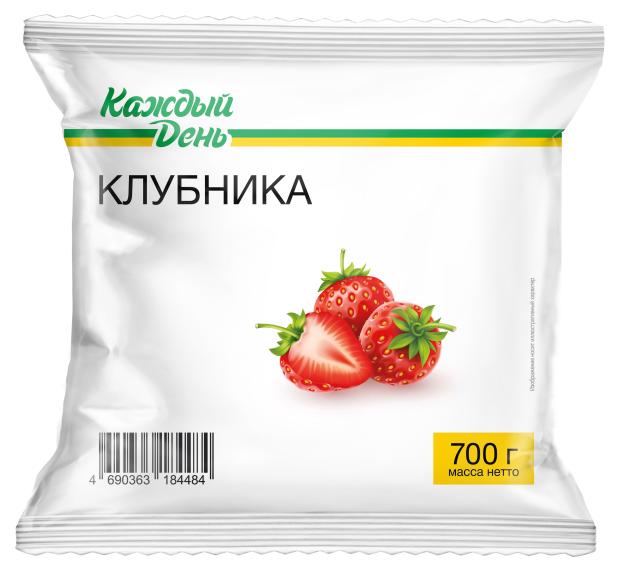 

Клубника Каждый день быстрозамороженная, 700 г