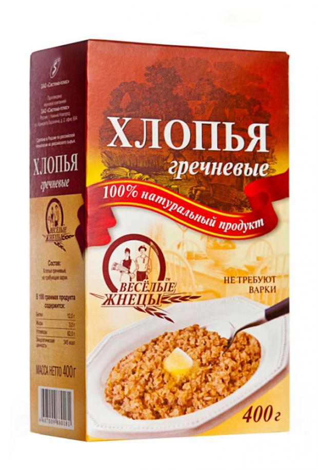 Хлопья гречневые Веселые жнецы, 400 г
