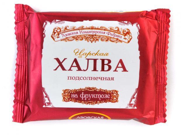 

Халва подсолнечная «Азовская кондитерская фабрика» Царская на фруктозе, 180 г