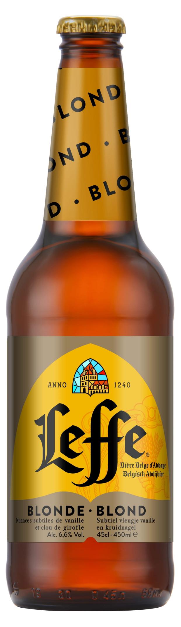 

Пиво Leffe Blond фильтрованное 6,6%, 450 мл