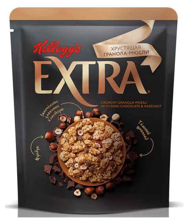 

Мюсли Kellogg's Хрустящая Гранола темнымй шоколад и фундук, 300 г