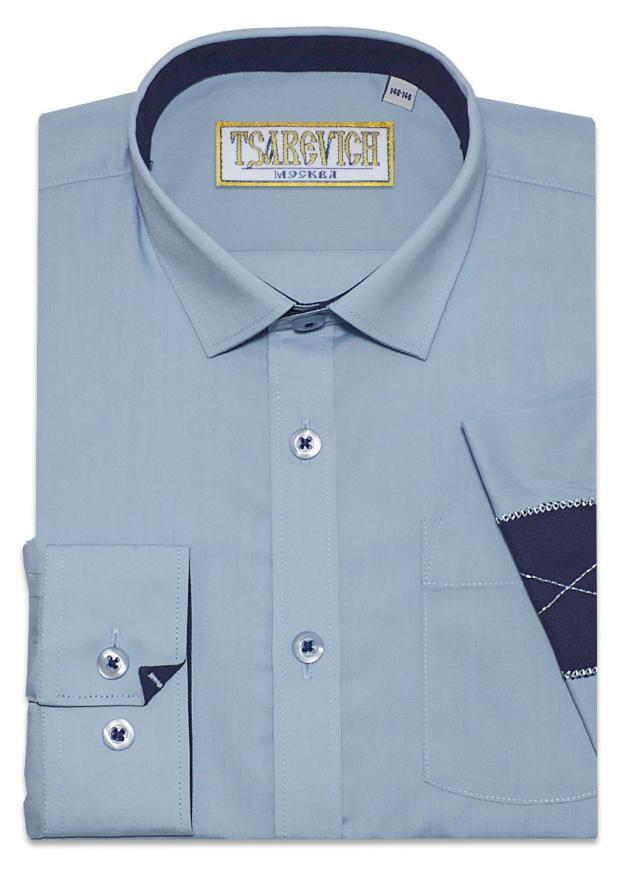 

Сорочка детская Царевич с длинным рукавом Cashmere Blue