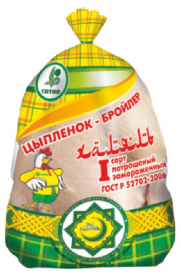 Тушка цыпленка-бройлера Ситно 1 Сорт Халяль (1,4-1,6 кг), 1 упаковка ~ 1,5 кг