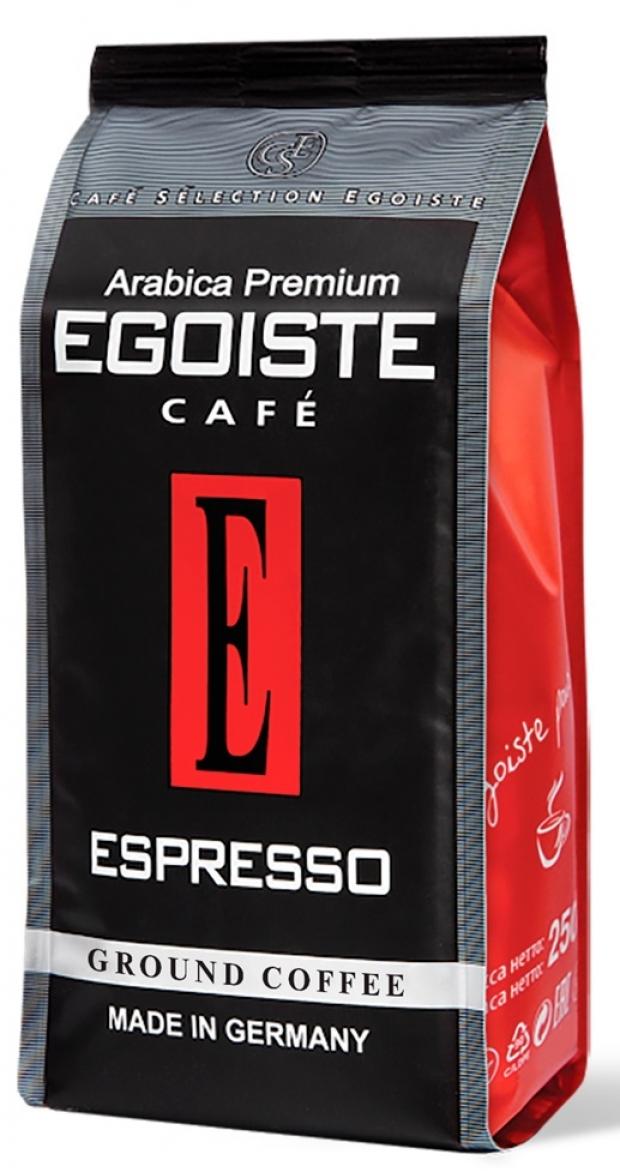 Кофе молотый Egoiste Espresso, 250 г