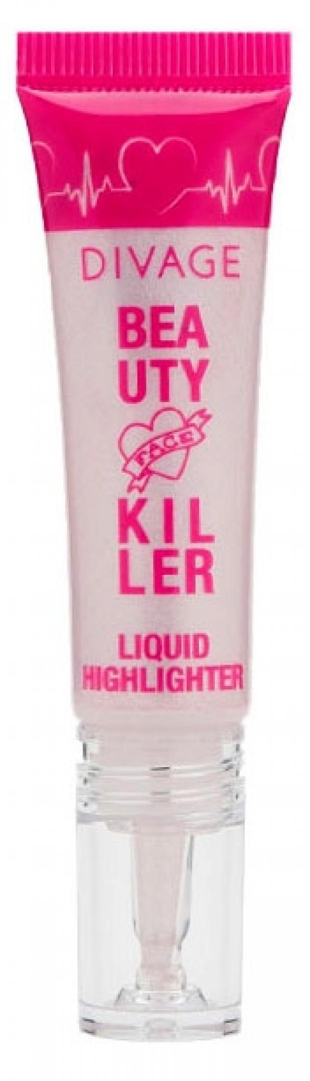 

Хайлайтер для лица Divage beauty killer жидкий тон 01, 10 мл