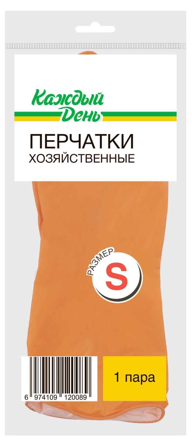 

Перчатки хозяйственные Каждый день S, 1 пара