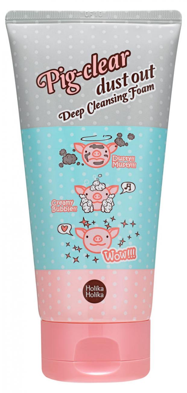 

Пенка для лица очищающая Holika Holika Пиг-клеар Даст Аут с коллагеном, 150 мл