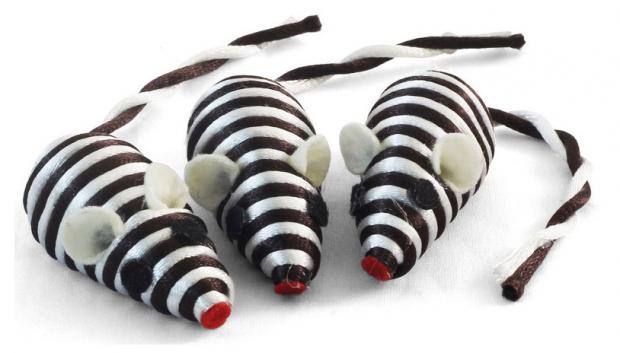 

Набор игрушек для кошек Triol 3 мышки