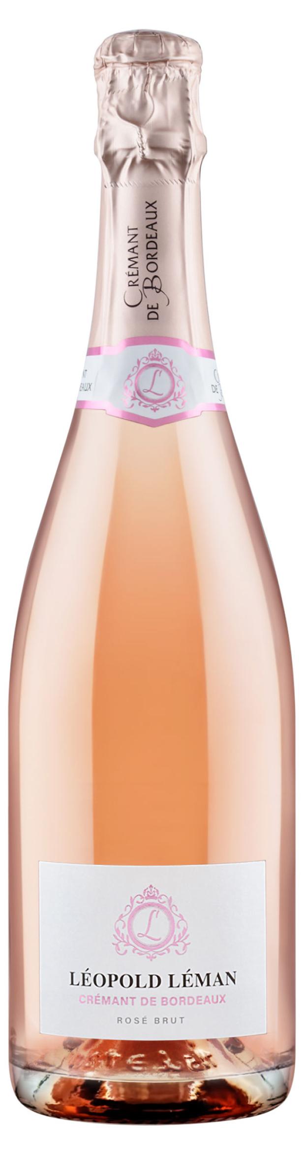 

Игристое вино Leopold Leman Cremant de Bordeaux розовое брют Франция, 0,75 л