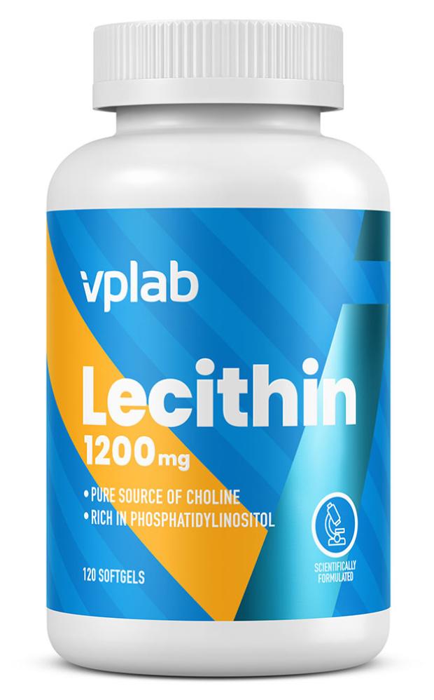 Лецитин VPLAB Lecithin 1200 мг, 120 капсул