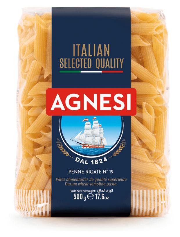 

Перья Agnesi рифленые, 500 г