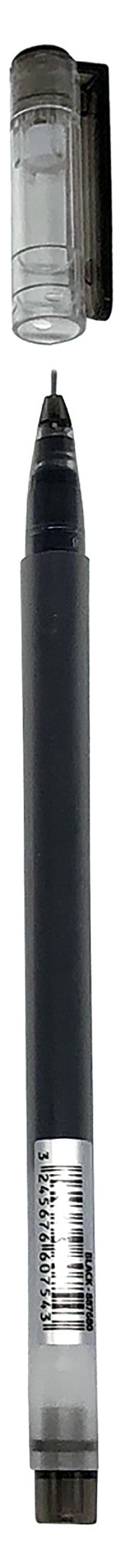 Ручка гелевая Pouce с игольчатым наконечником черная