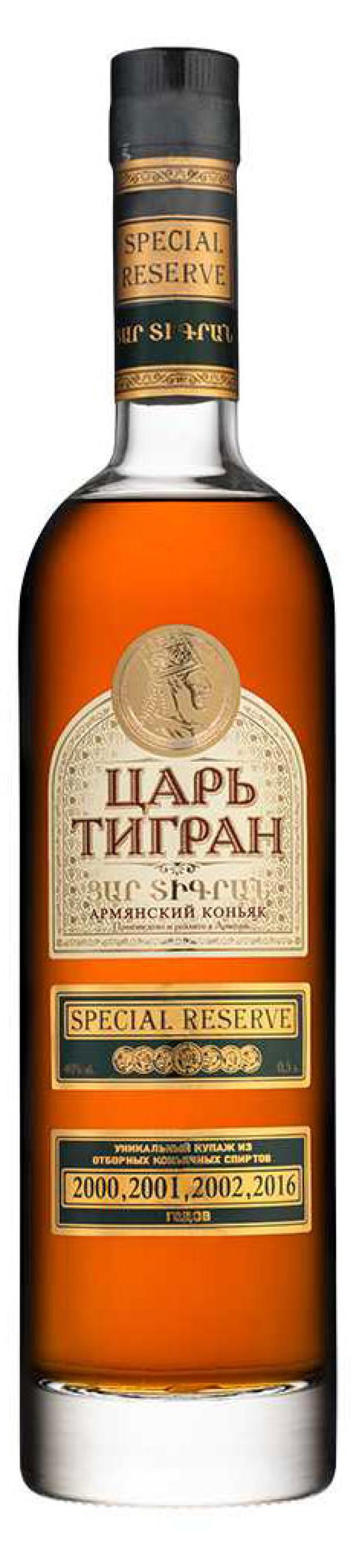 

Коньяк Царь Тигран 4-летний 40% Армения, 0,5 л