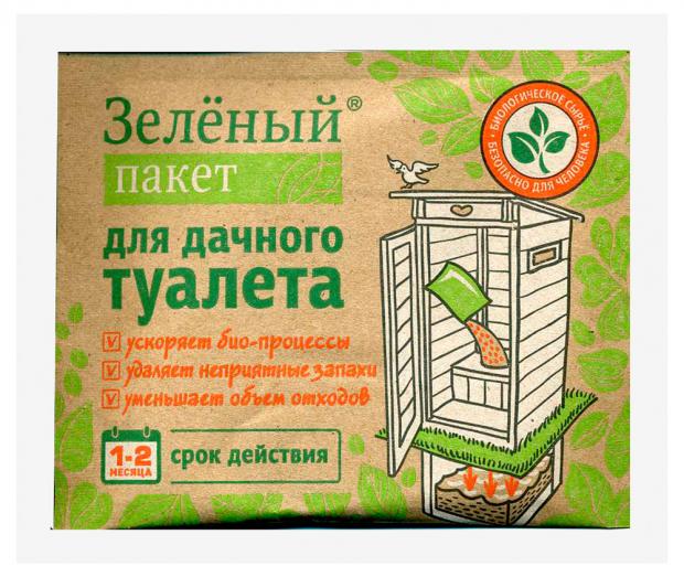 

Средство для дачного туалета «Зеленый пакет»