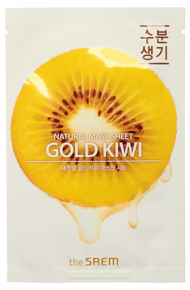 Тканевая маска для лица с экстрактом золотого киви The Saem Natural, 21 мл