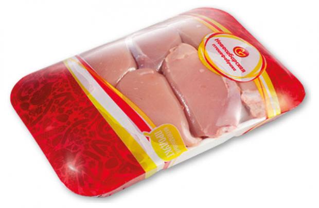 Красное мясо цыпленка-бройлера Новосибирская птицефабрика (0,6-0,9 кг), 1 упаковка ~0,9 кг