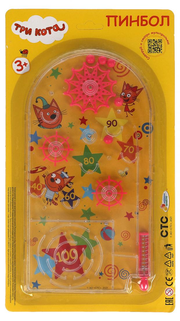 Настольная игра Играем вместе Три кота Пинбол