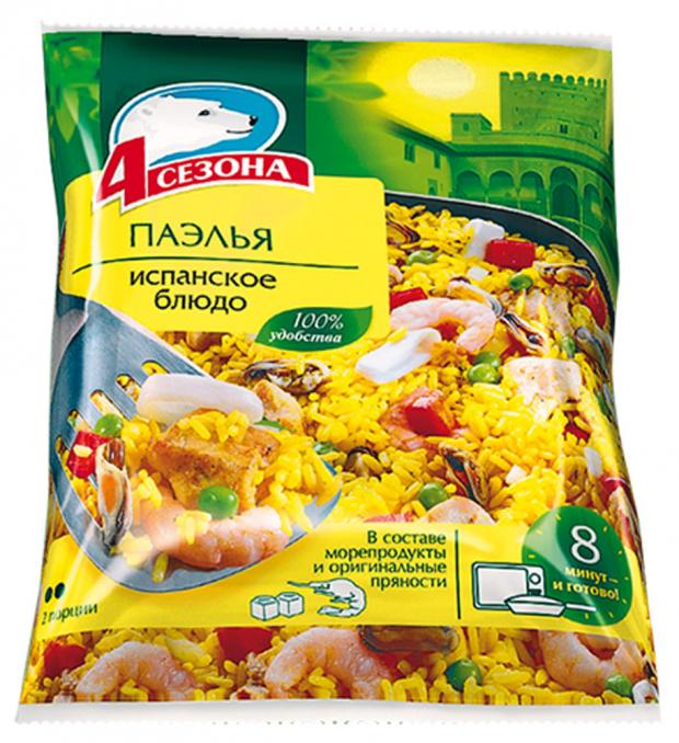 Паэлья 4 Сезона замороженная, 600 г