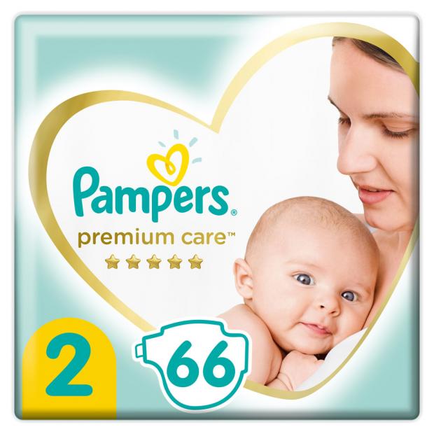

Подгузники Pampers Premium Care размер 2 4-8 кг, 66 шт