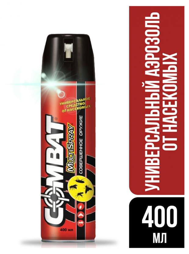 

Средство от насекомых Combat MultiSpray универсальное, 400 мл
