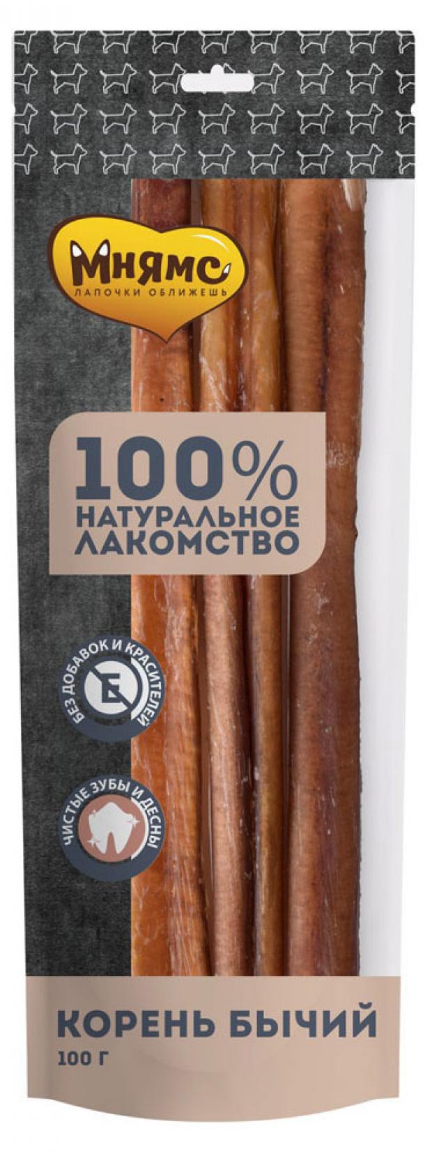 

Лакомства для собак Мнямс Корень бычий, 100 г