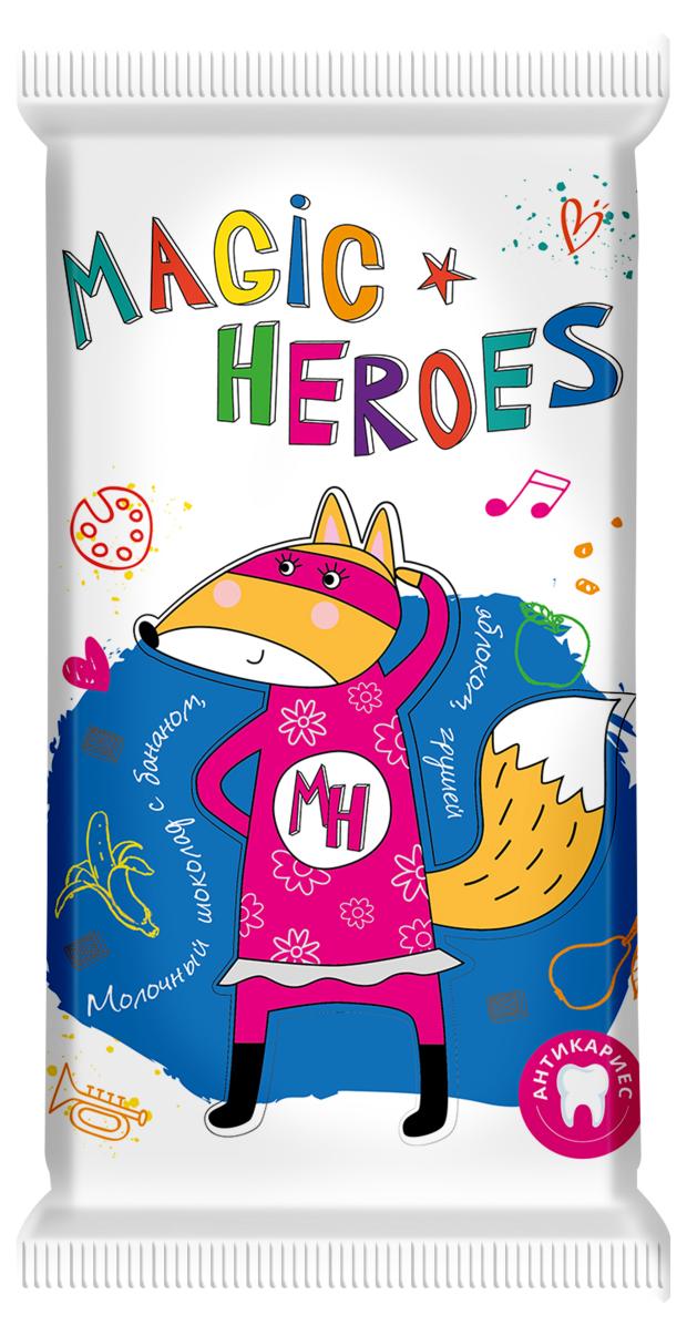 

Шоколад Magic Heroes молочный с фруктами, 30 г
