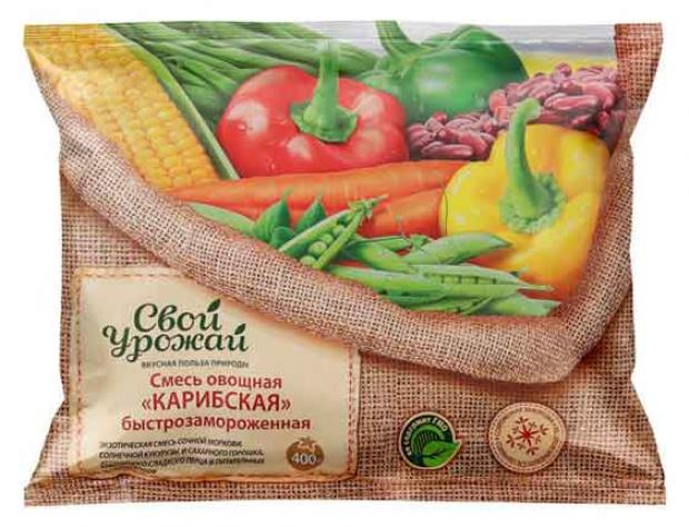 

Смесь овощная «Свой Урожай» Карибская быстрозамороженная, 400 г