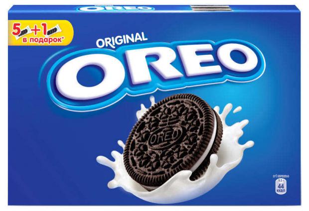 

Печенье OREO с какао и начинкой с ванильным вкусом, 228 г