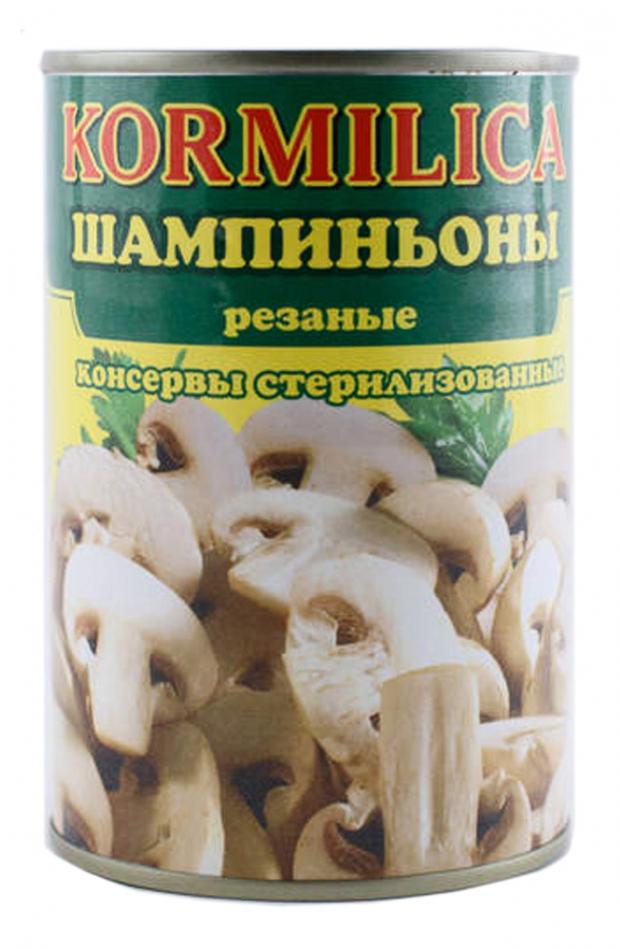 Шампиньоны КОРМИЛИЦА резаные, 400 г