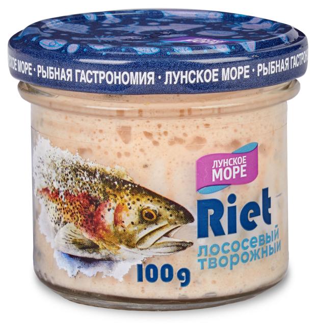Риет лососевый Лунское море творожный, 100 г