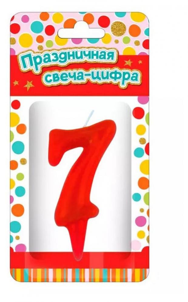 

Свеча Nd play цифра 7, 15х7,5 см