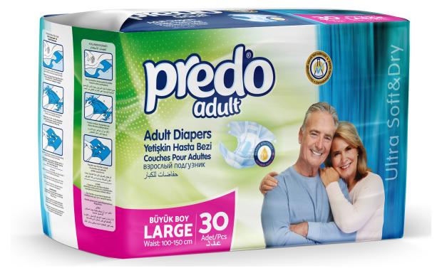 Подгузники для взрослых Predo Adult р L, 30 шт