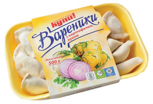 

Вареники Купи! с картофелем и луком, 500 г