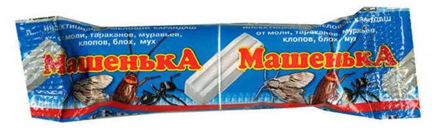 

Средство от насекомых «Машенька» серебряная меловой карандаш, 20 г