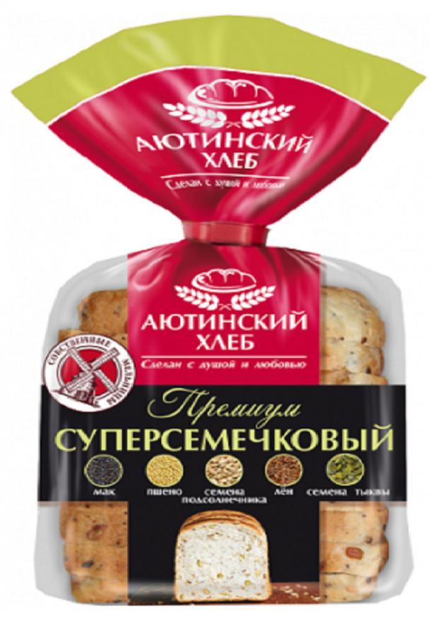 Хлеб тостовый Аютинский хлеб Суперсемечковый нарезка, 330 г